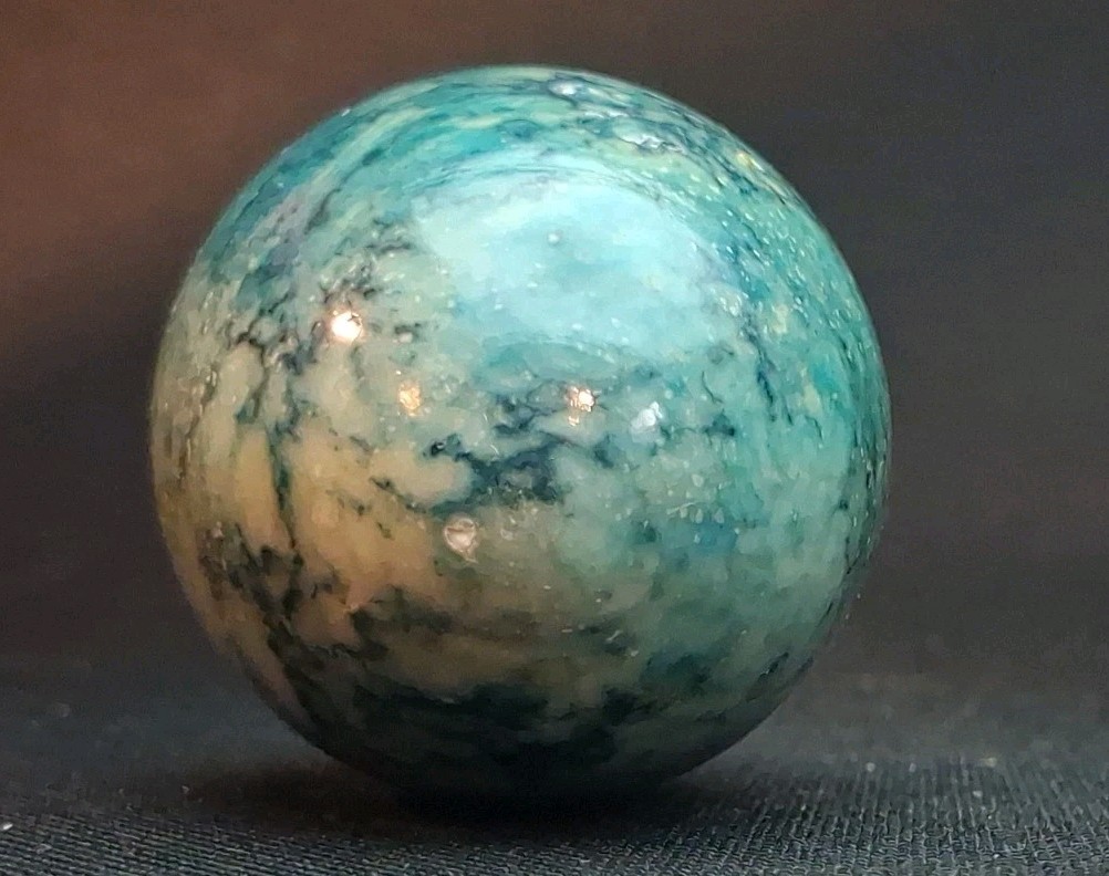 3 Vintage Italian Alabaster Eggs Purple, Blue, Pale Yellow
