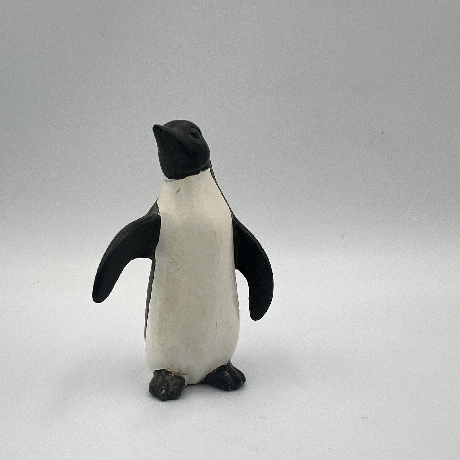 Vintage Penguin Bisque Porcelain Mini Figurine 2-3/4″ Emperor Figure Standing