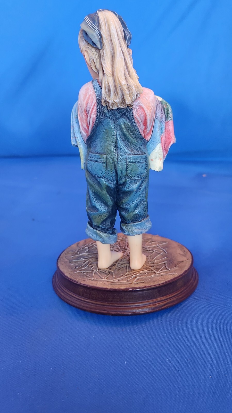 Mama Says…. Guard Your Treasures Figurine Demdaco Girl w/ Kitten 2003
