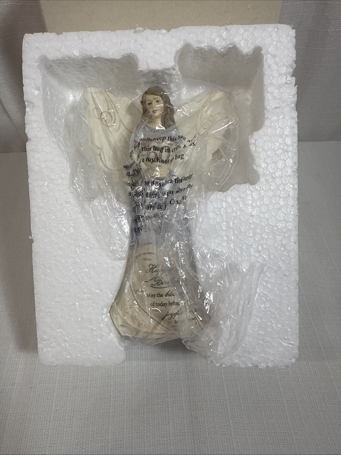 Elements Guardian Angel Figurine 60th Birthday Celebration Birchwood Accents