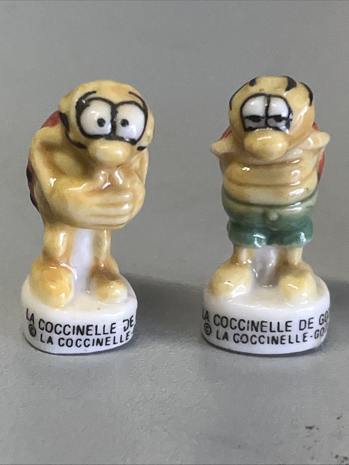 Vintage La Coccinelle DE Gotlib Ladybugs 11 Figures 1 1/4 Inch Tall