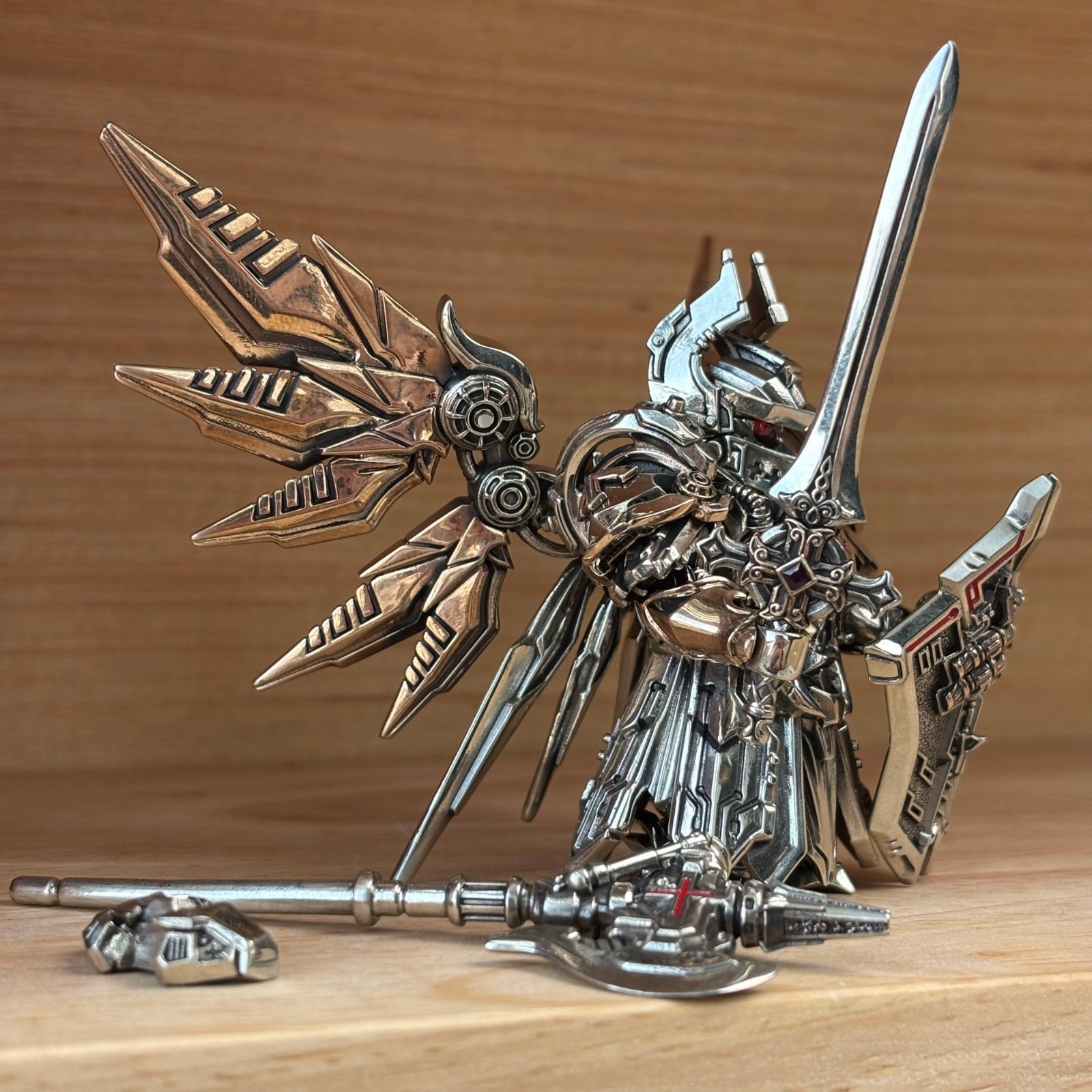 Mech Justicar Crusader Knight Sci-Fi Miniature Collectible Figurine Model