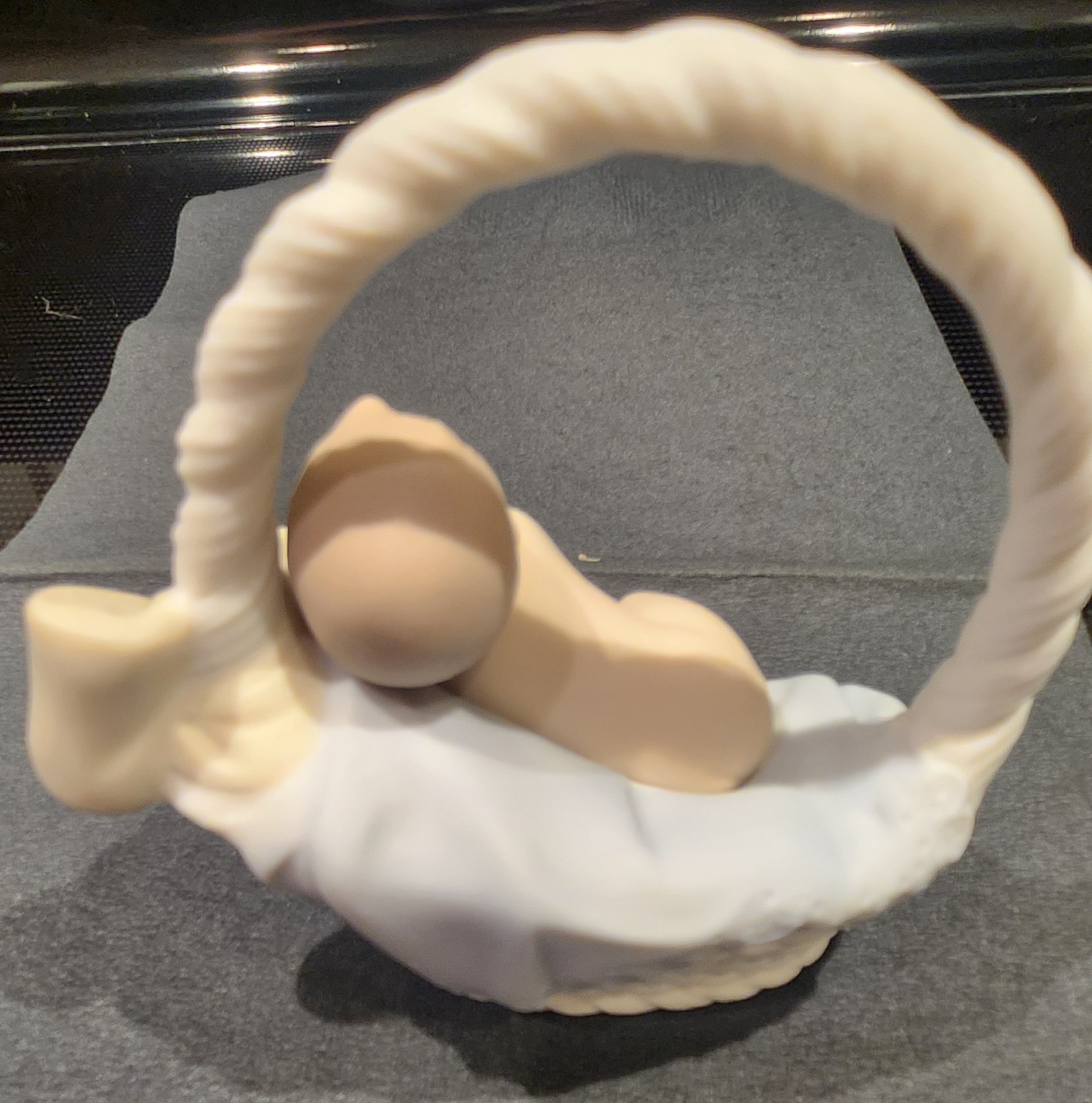 RETIRED Lladro Born In 2007 Baby Boy Figurine ~ Includes Original Box and Papers