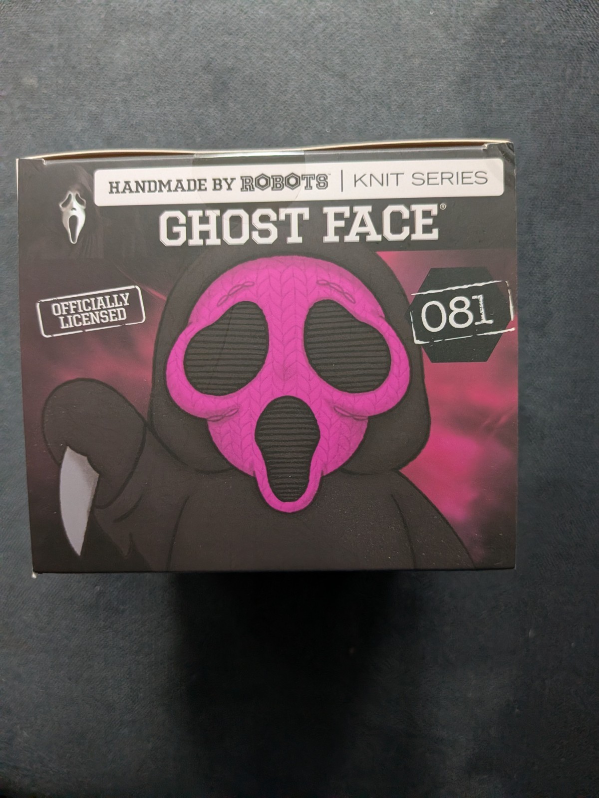 Handmade by Robots Ghost Face Knit Series Officially Licensed Vinyl Figure