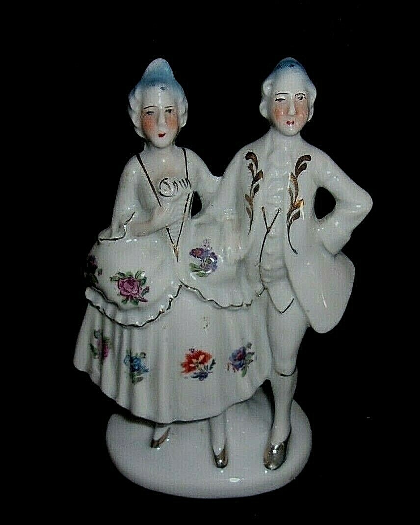 ANTIQUE Made in Japan porcelain Figure 1930’s-1940’S 6 5/8″ Tall X 4 1/2″ Wide