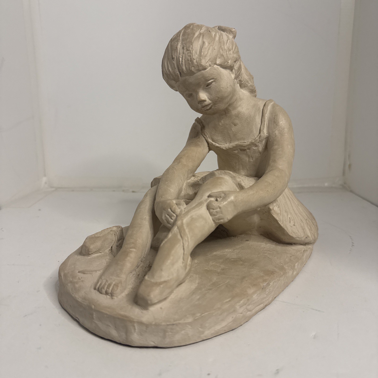 Ballerina Dancer AUSTIN Sculpture Dee Crowley “GETTING READY” 1983 Bright Eyes