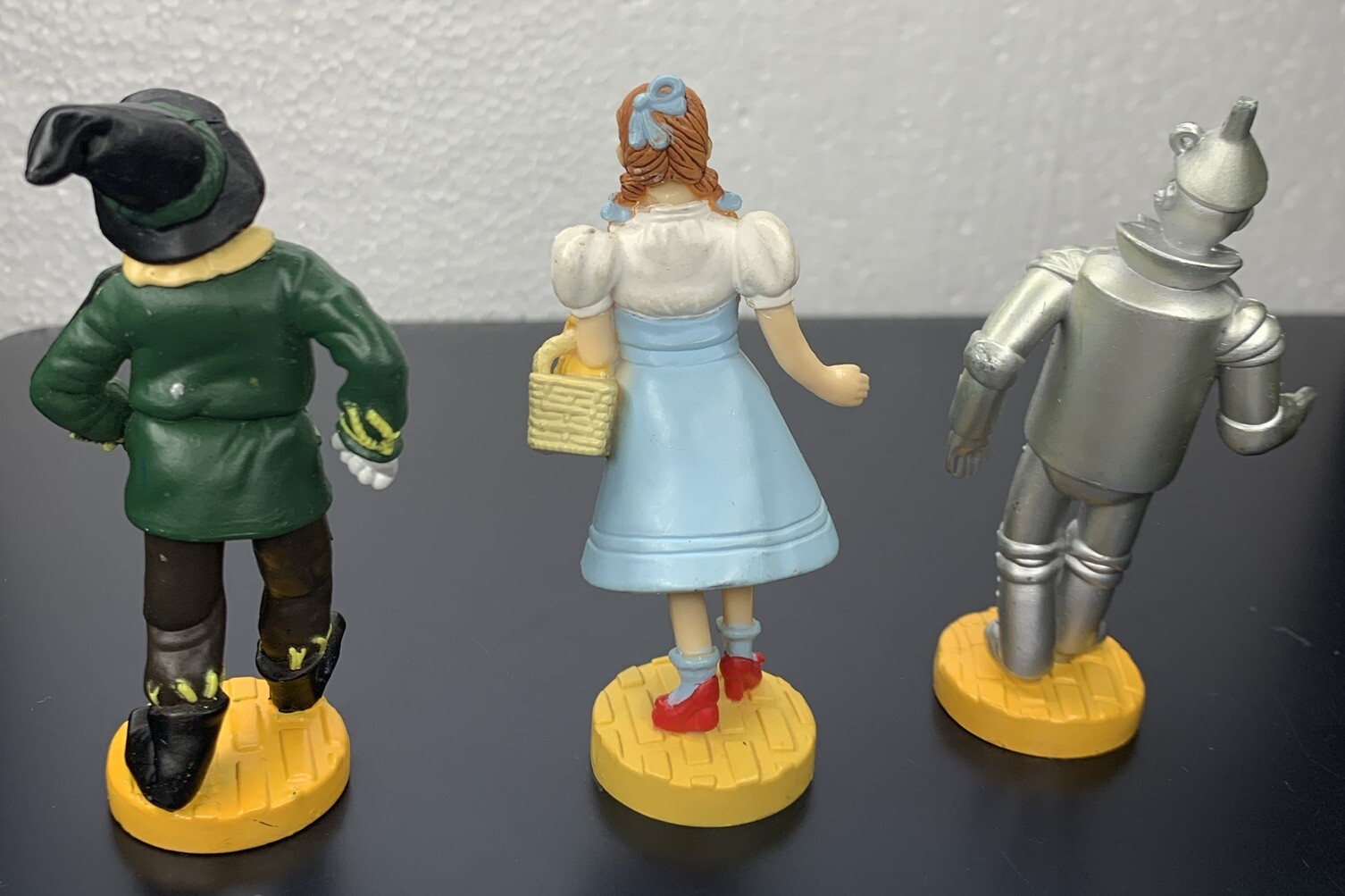 1987 Wizard Of Oz Lot 3 Figurines Loews Ren MGM Turner Presents PVC Figures Toto