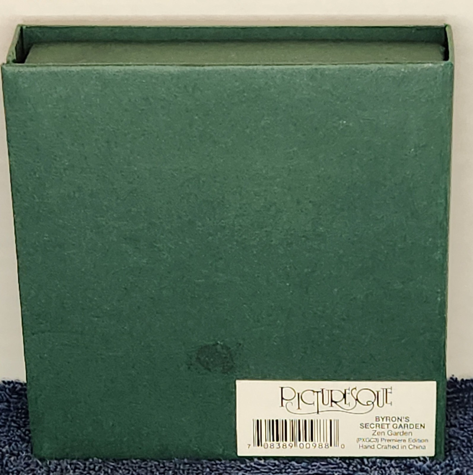 4″ x 4″ PICTURESQUE Tile, Harmony Kingdom, Byron’s Secret Garden, Zen Garden