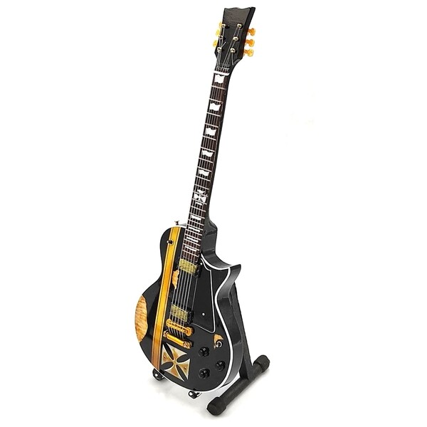 Mini Guitar METALLICA JAMES HETFIELD GIFT Memorabilia FREE STAND