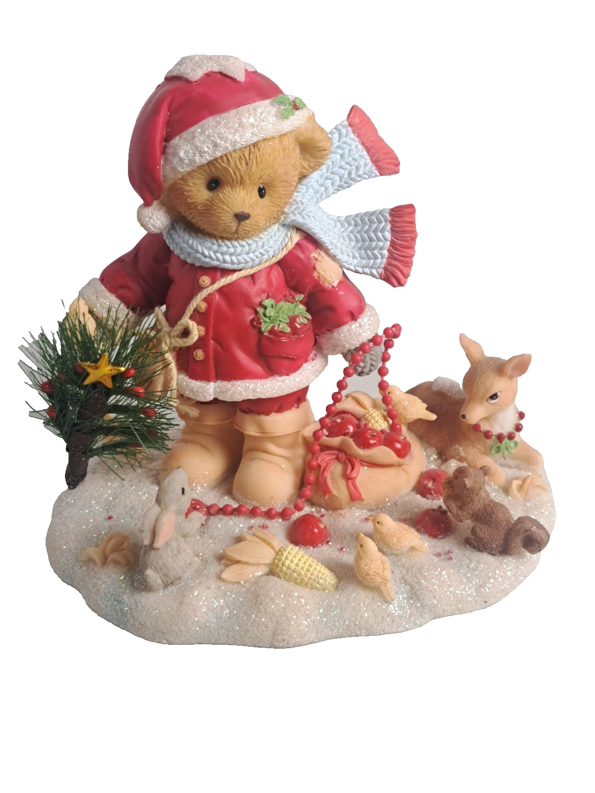 Chershed Teddies FORRESTER SANTA “SHARE THE SEASON WITH YOUR DEER-EST FRIENDS”
