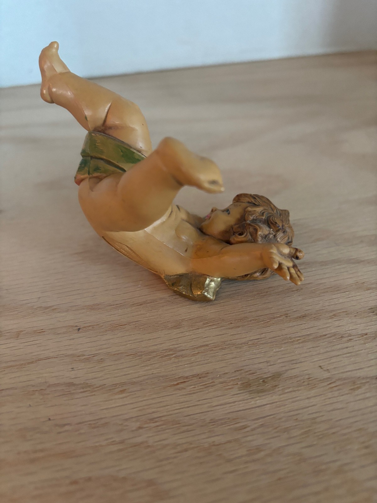 Vintage Fontanini 1988 Depose Italy Simonetti Tumbling Cherub Angel #577 Italian