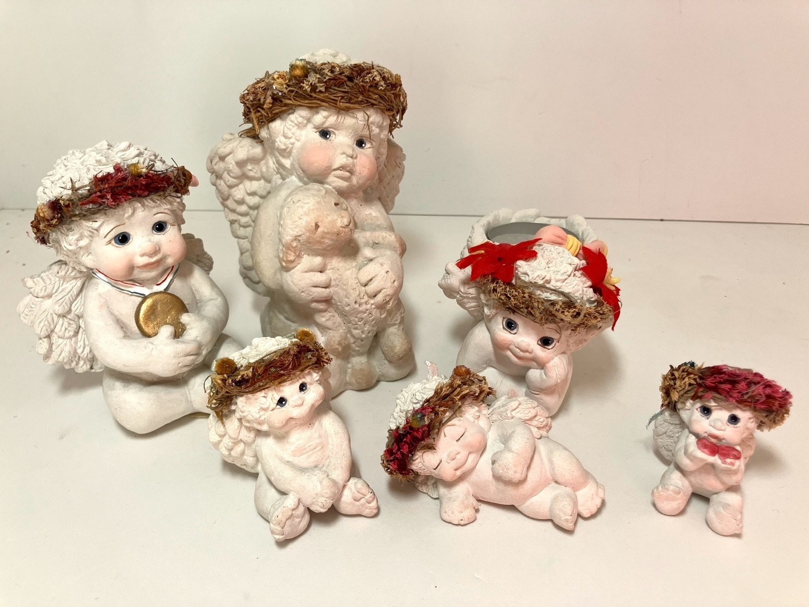 Dreamsicles- Lot of 13 -Collectible Angel 1990’s-2000’s Figurines Some Signed