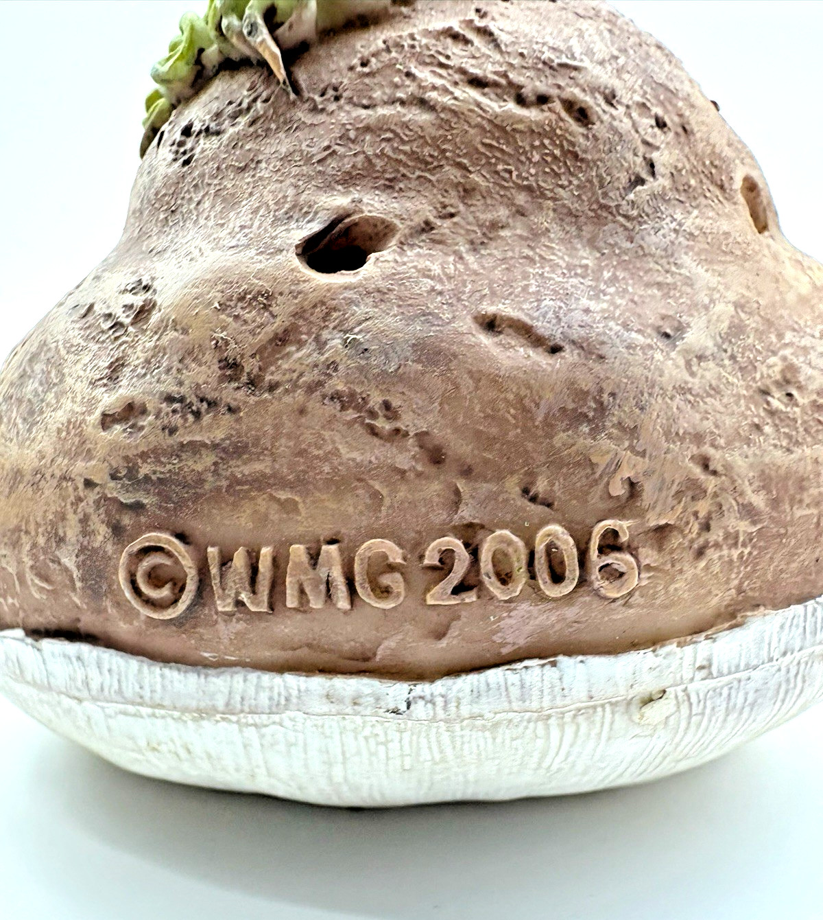 Half Baked Potato Grumpy Cigar Reader Shelf Sitter WMG 2006 Daily Spud Figurine
