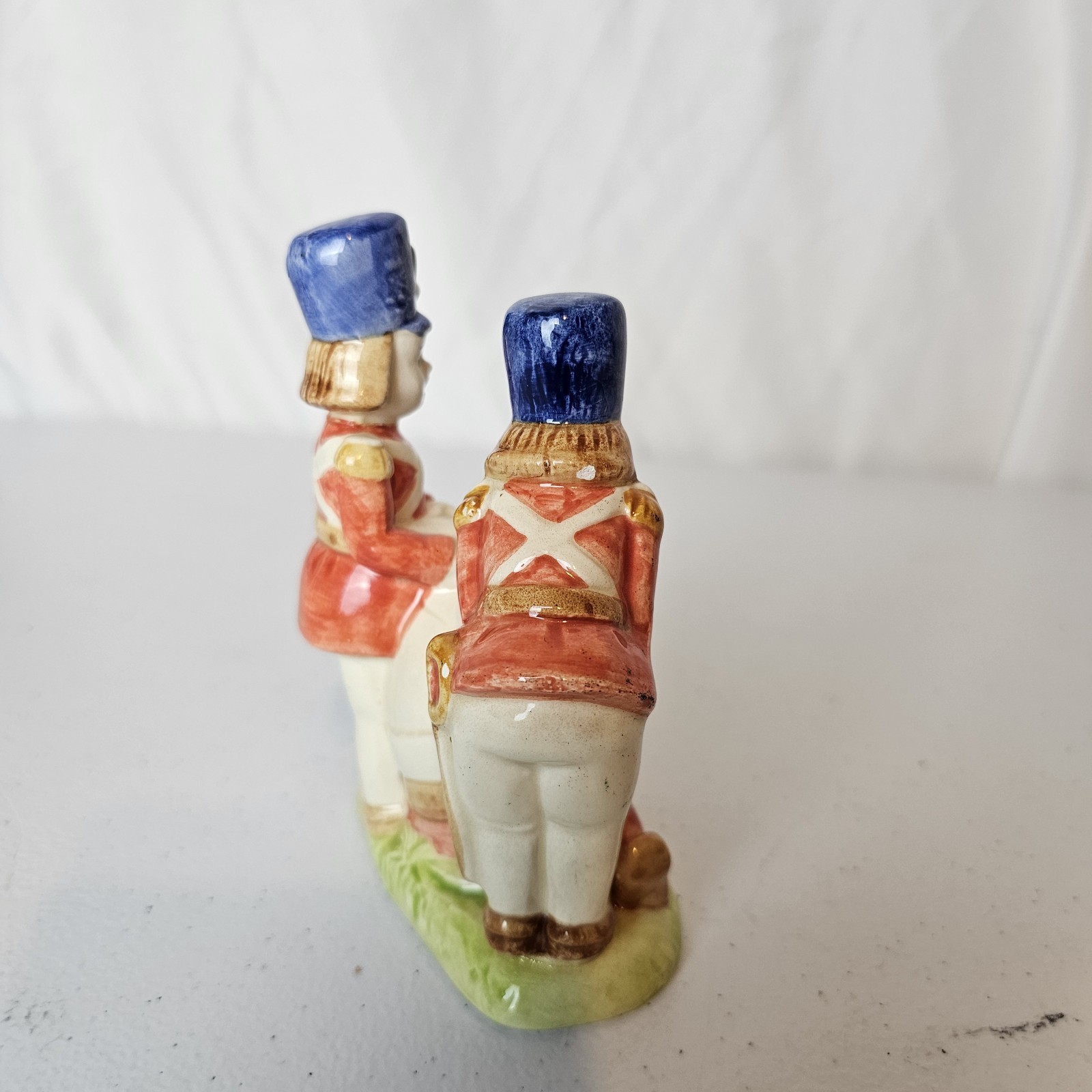 Quon Quon Once Upon A Time 1983 Humpty Dumpty Soldiers Vintage Ceramic Decor
