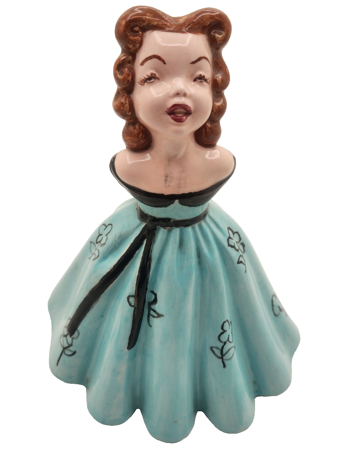 Holland Mold Southern Belle Girl Lady Figurine Ceramic Matte & Glazed – Vintage