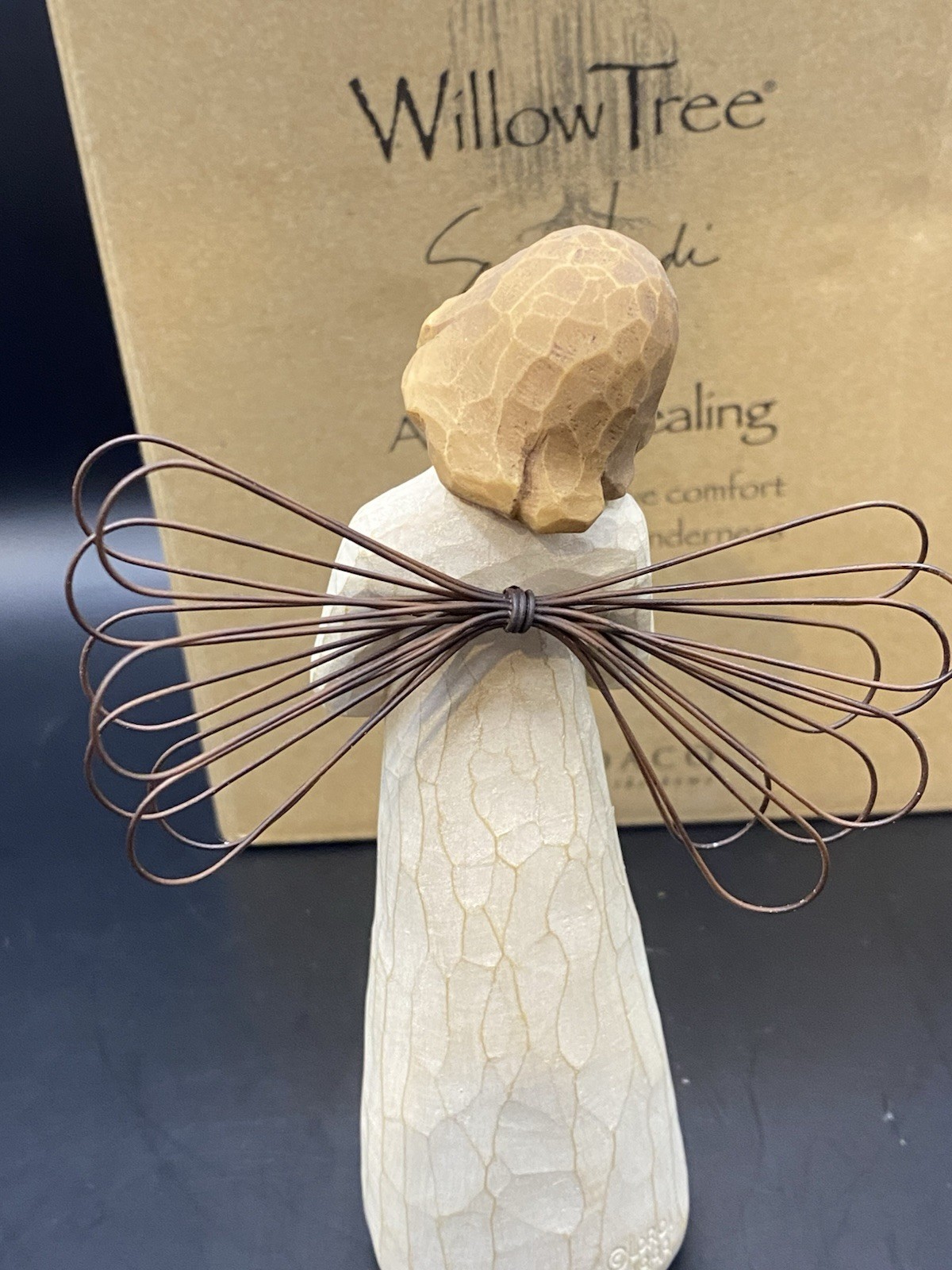 Willow Tree Angel Of Healing Angel With Bird 5″+ Tall WT34