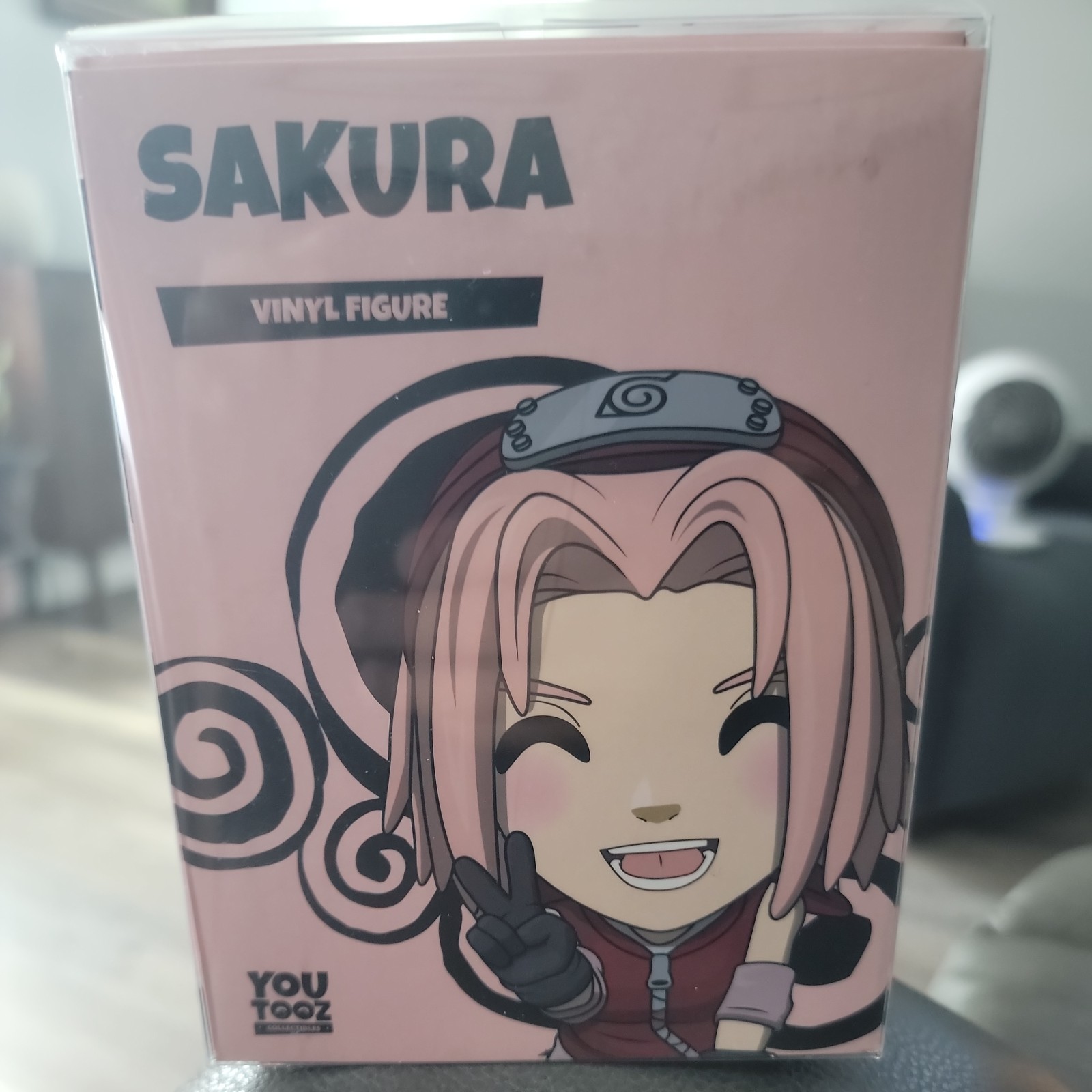 Sakura Naruto Shippuden Signed Boxed Vinyl Figure Collectible Japanese VA Auto