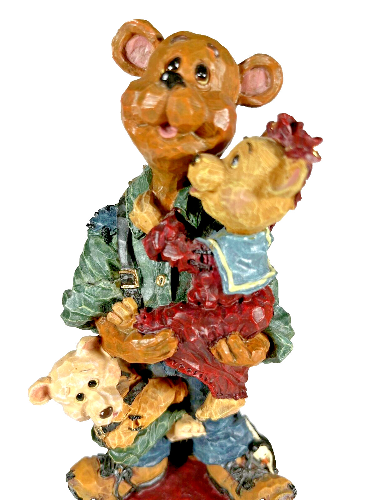 Bear Family Figurine “Chester Bigheart … Love Much” ‘Gone too Long’