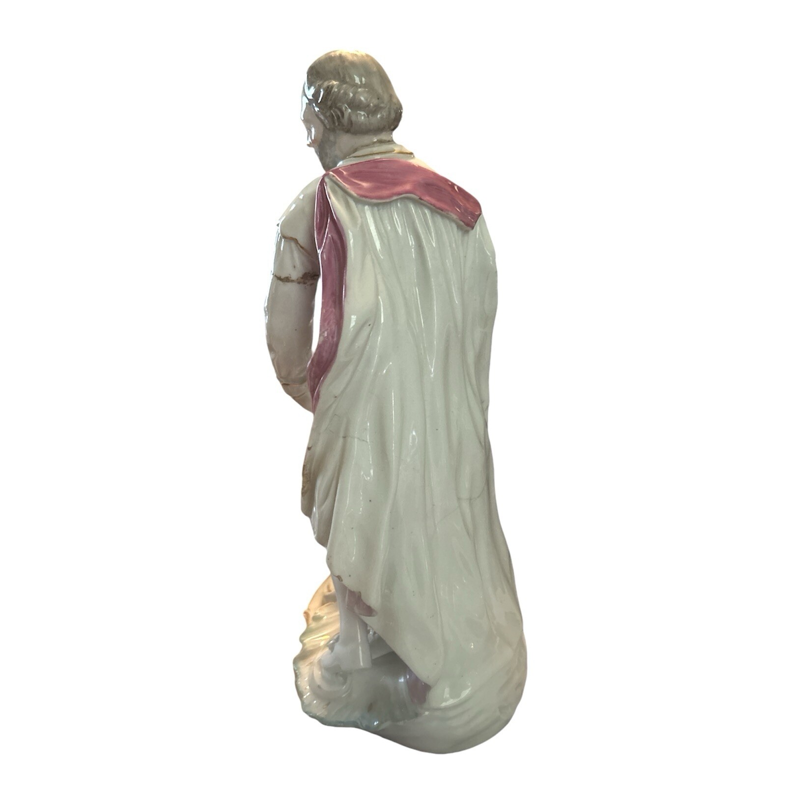 Pair 18th C. Derby Porcelain Figures of Wm Shakespeare and John Milton c. 1780