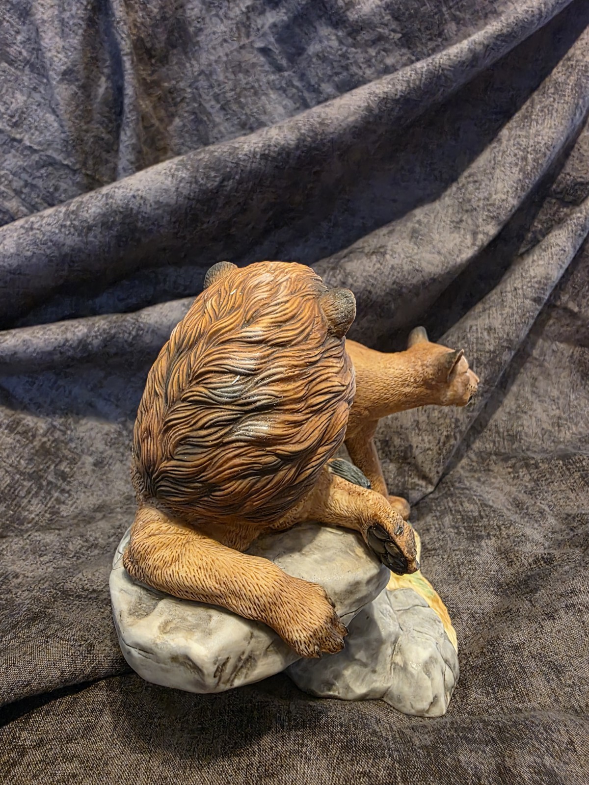 Vintage Lenox Lions Africa Wildlife Of The Seven Continents Figurine 1988