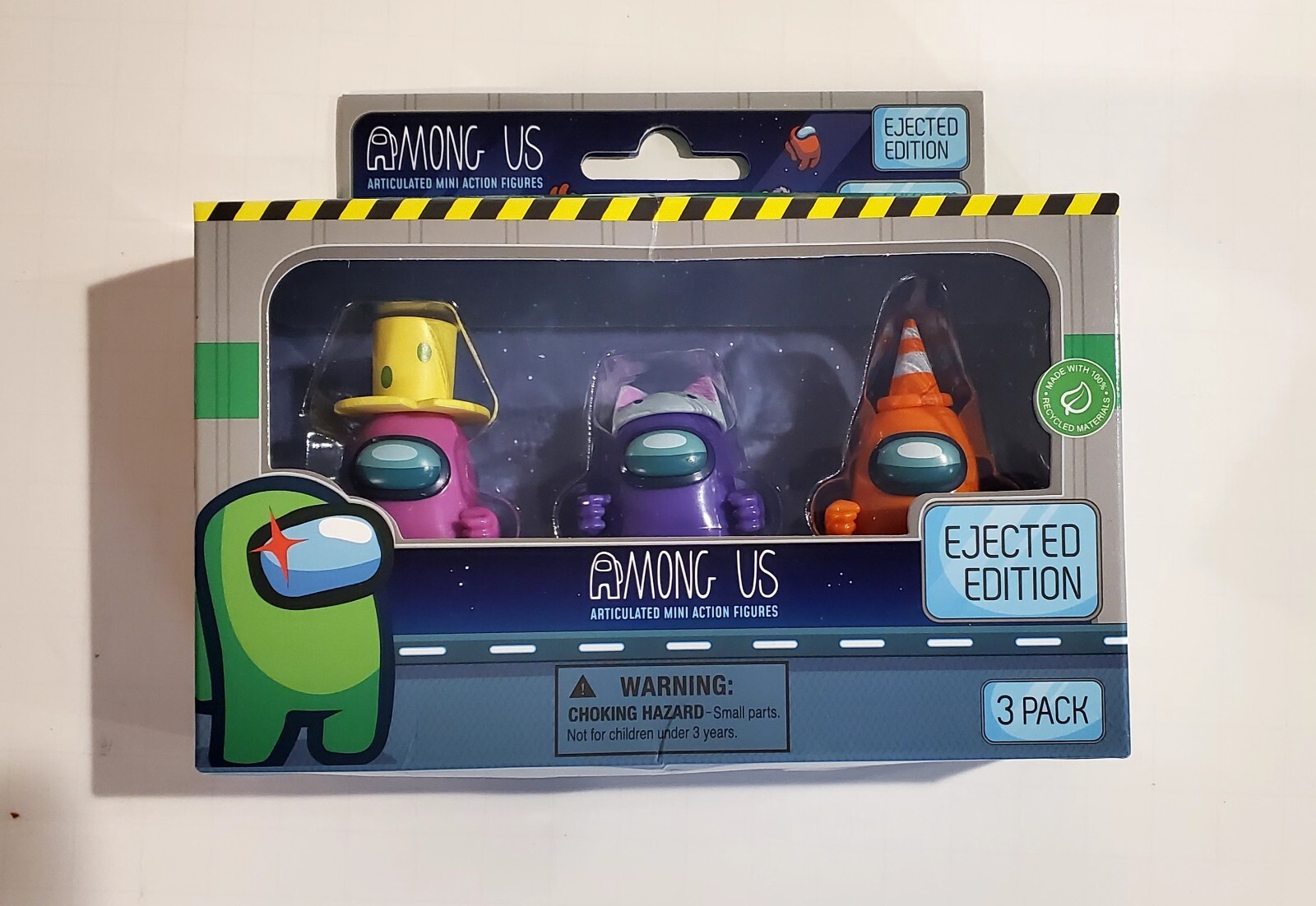 Among Us 3pcs Articulated Mini Figures Ejected Edition 2023 TOIKIDO 🆕