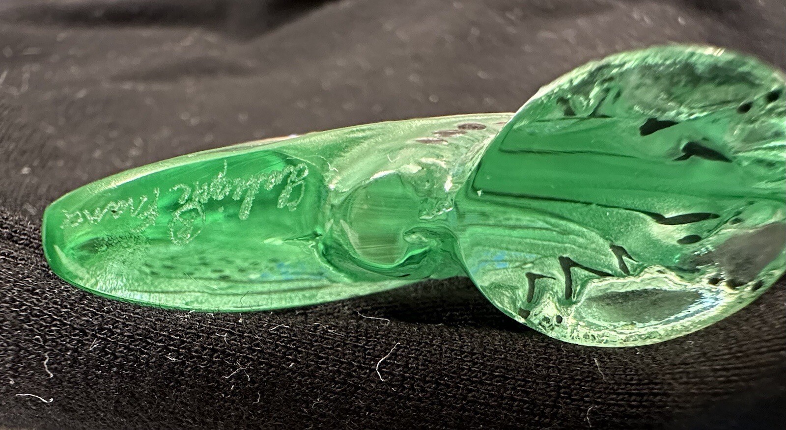 Lalique crystal butterfly figurines vary colors