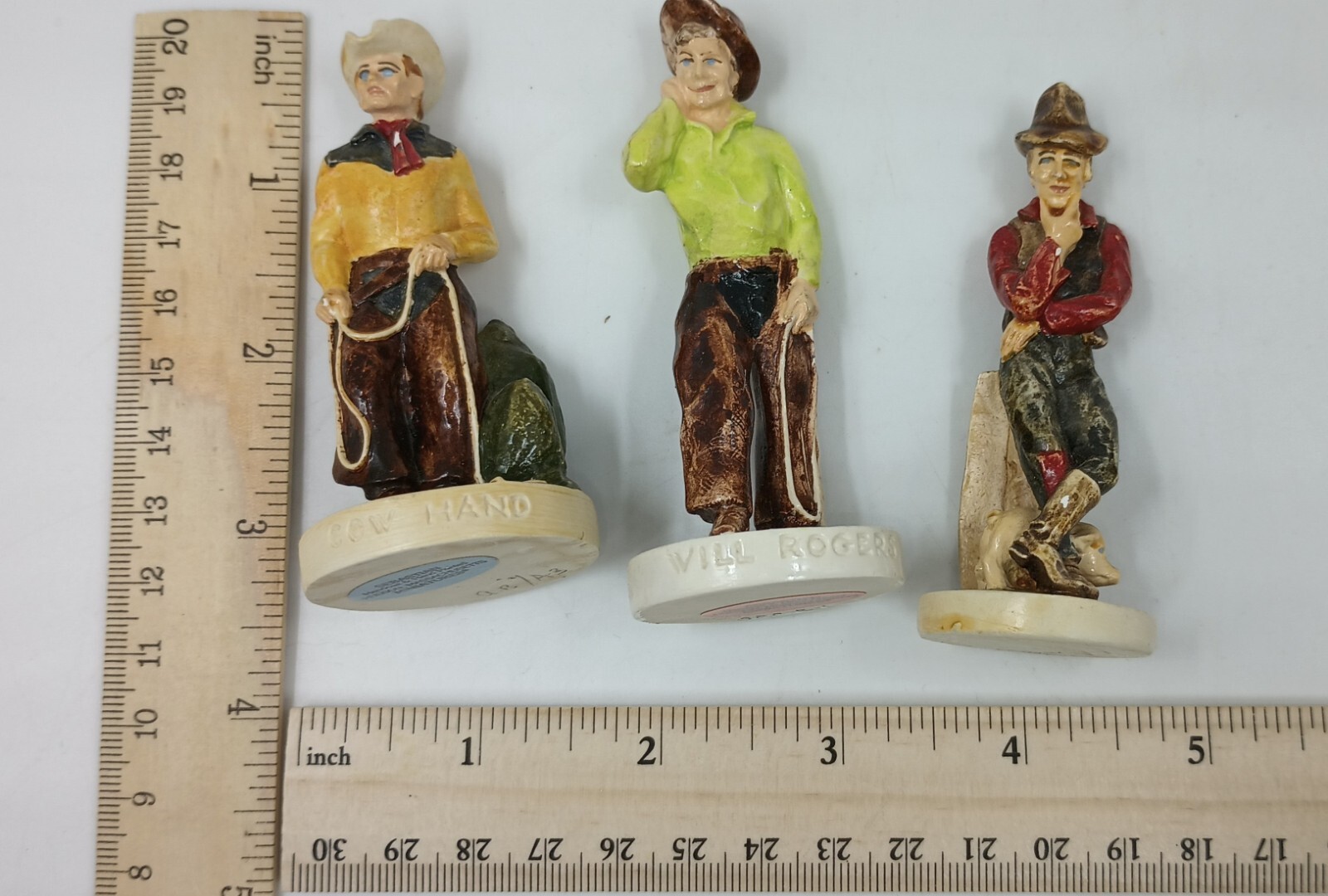Sebastian Miniature Collection Cowboy Lot Will Rogers CowHands Prescott W Baston