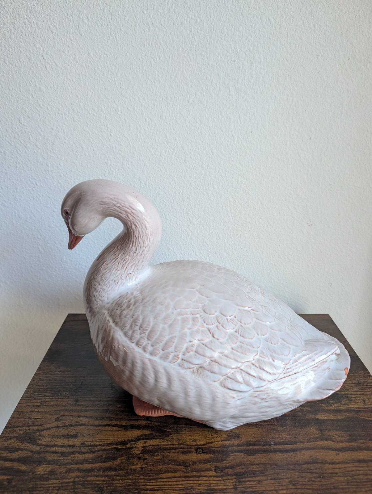 Vintage Ceramic Goose, Country Cottage Core, 1970’s