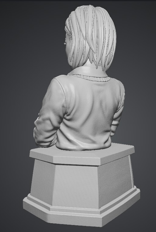 DanDaDan Sculpture Bust – Momo Ayase Figure – Anime Lover Gift – Manga Fan Art