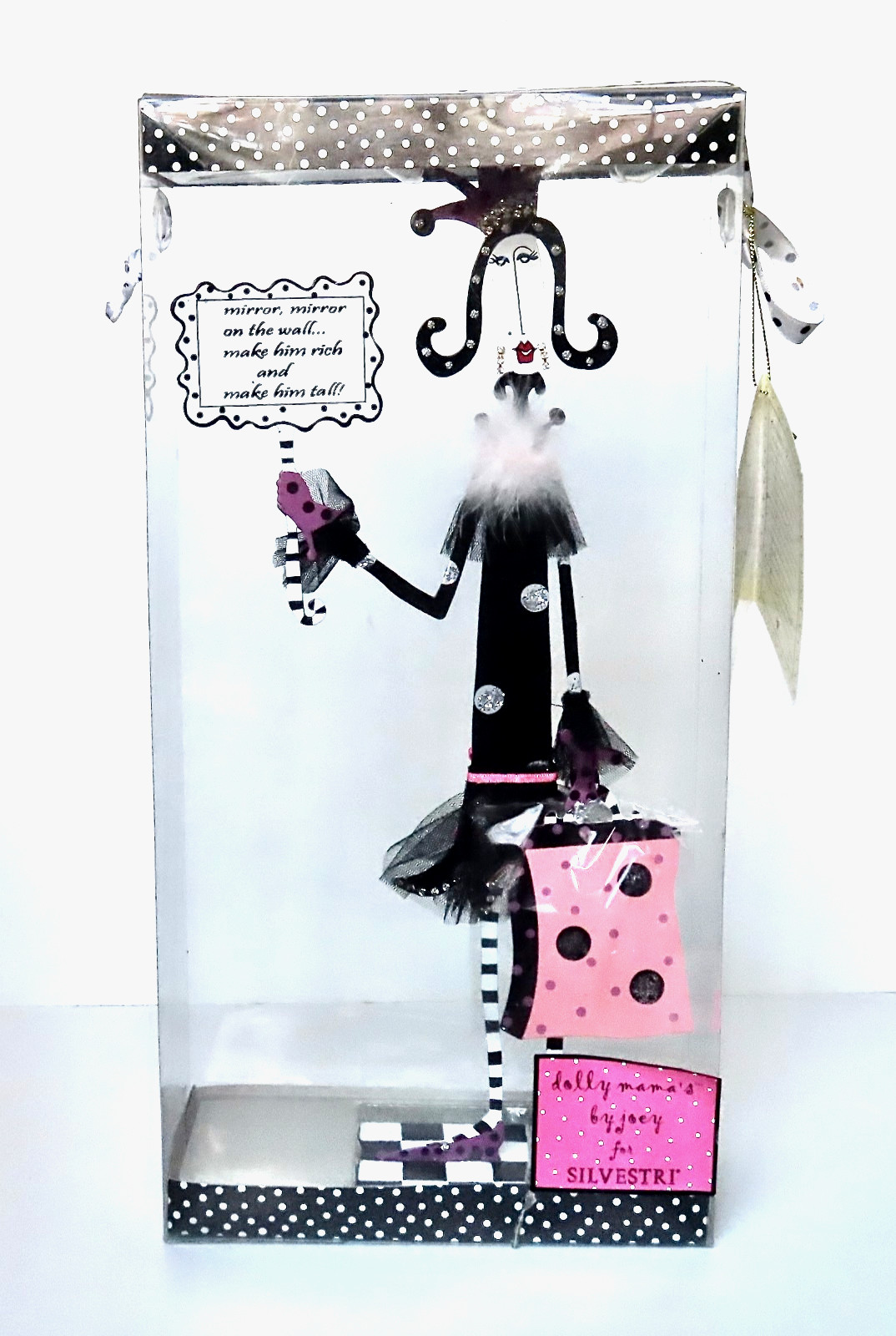 Dolly Mama’s by Joey for Silvestri Mirror Mirror Metal Figurine, 16” H, NIB