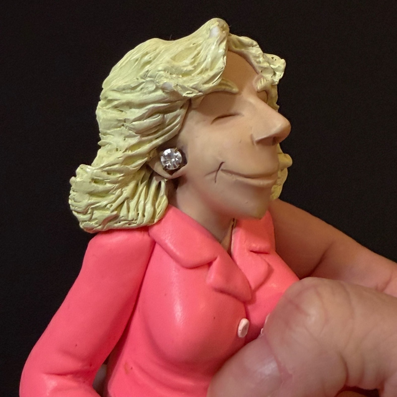 Diana Manning Family of Friends Limited Edition Pink Suit Shelf Sitter Figurine