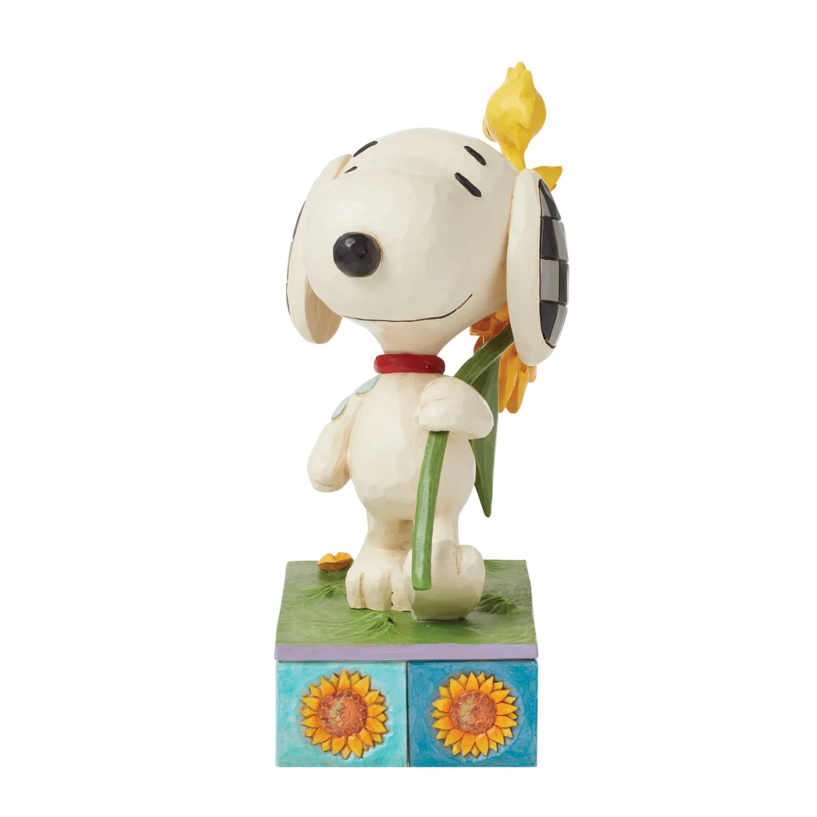 Jim Shore Peanuts SNOOPY AND WOODSTOCK WITH SUNFLOWER-SUNSATIONAL FRIEND 6016281