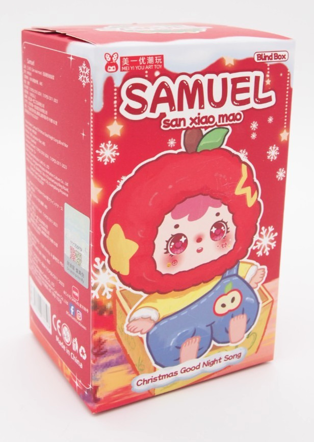 SAMUEL San Xiao Mao CHRISTMAS GOOD NIGHT SONG Plush Blind Box Sealed US SELLER
