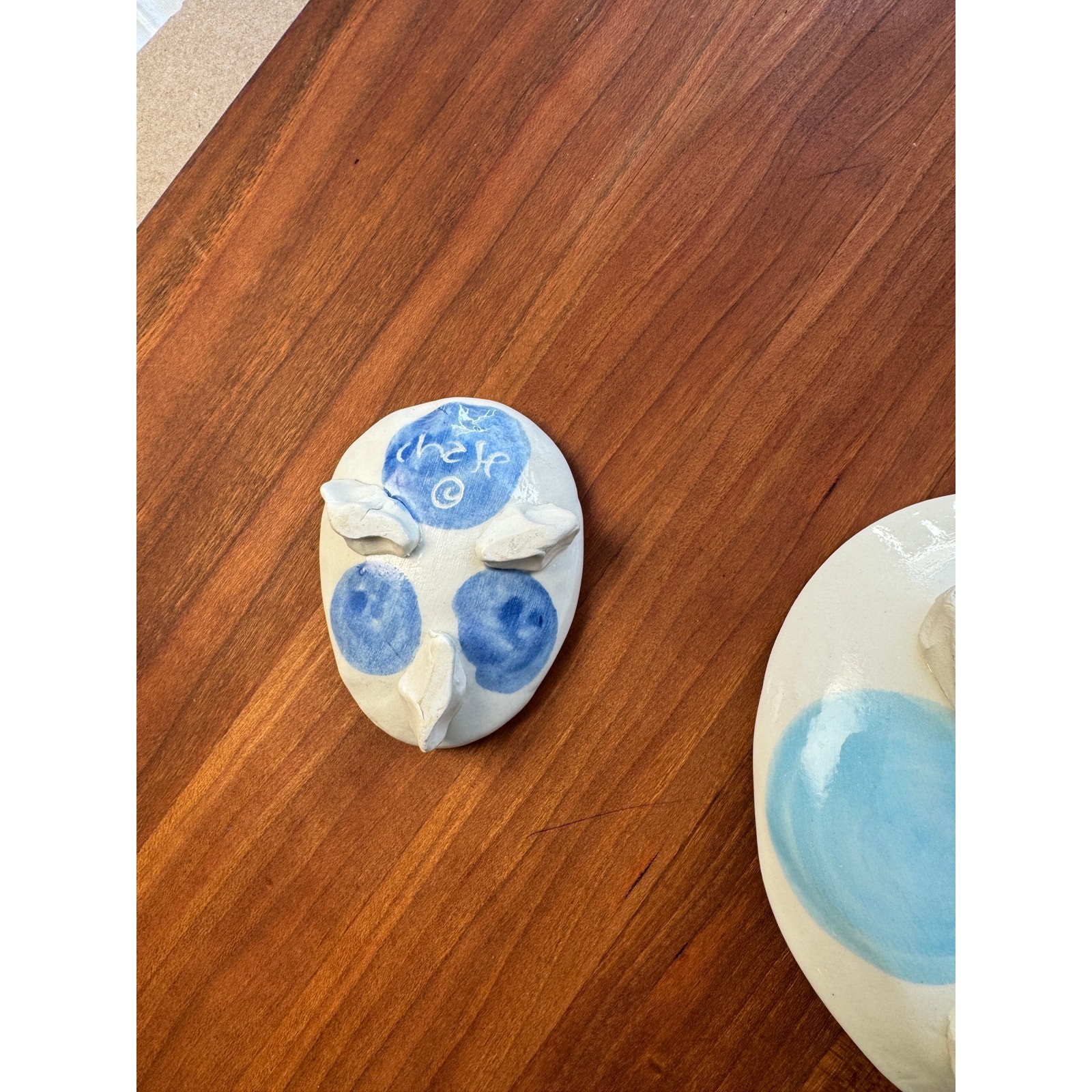 Handmade Trinket Dish Pottery by Karissa Chase Australian Have Courage Leap Hero