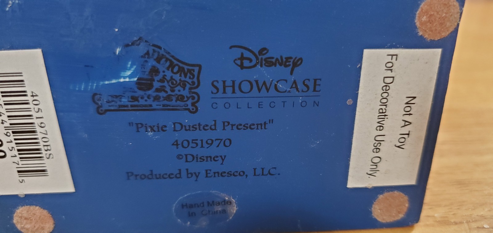 Jim Shore “Pixie Dusted Present” Tinker Bell Disney Traditions Showcase 4051970