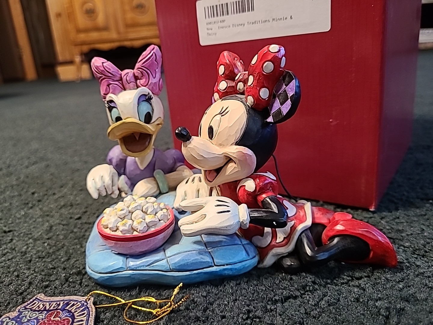 Disney Traditions RETIRED Minnie Mouse and Daisy Duck Figurine, “Girls Night”