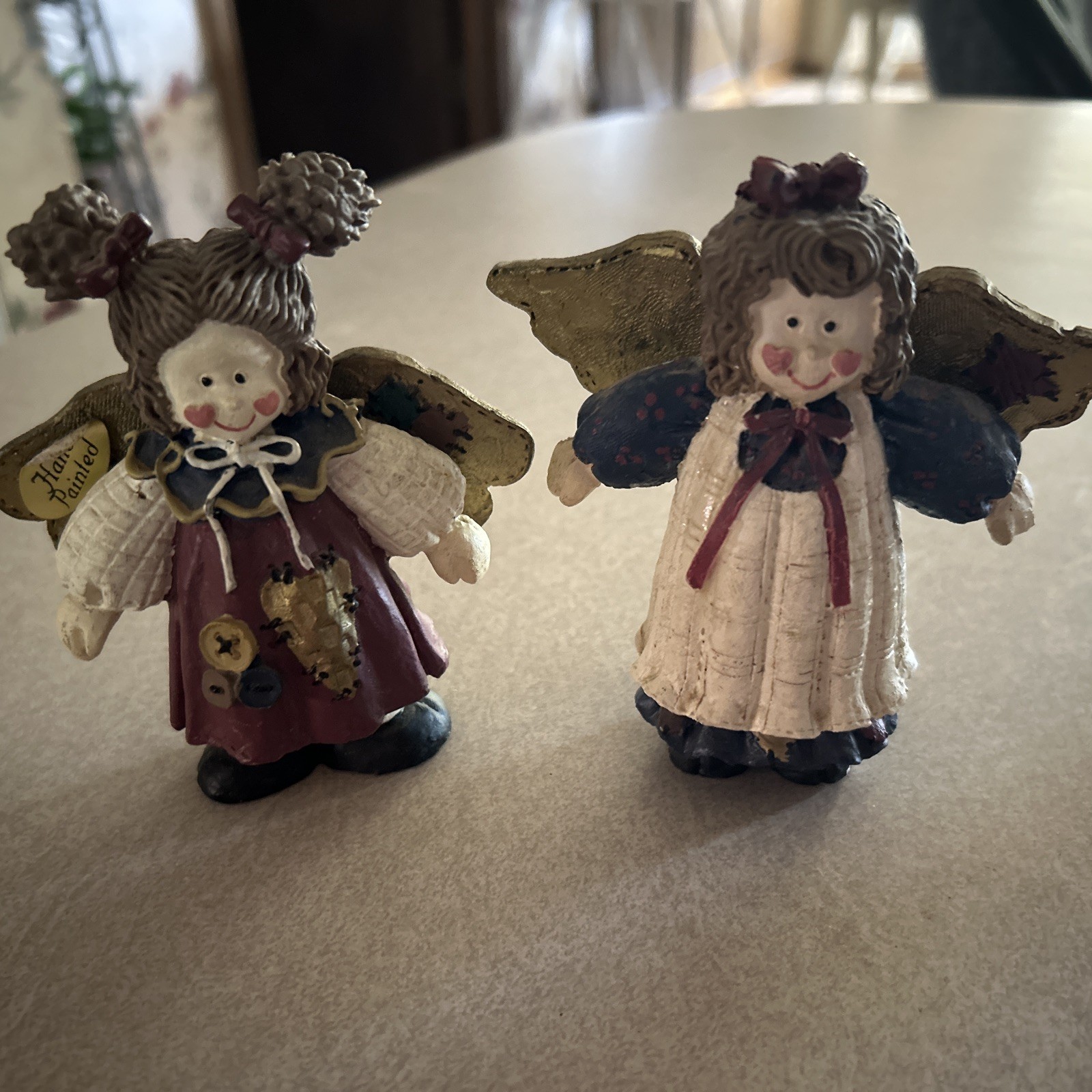2 Papel Hand Painted Angel Collections