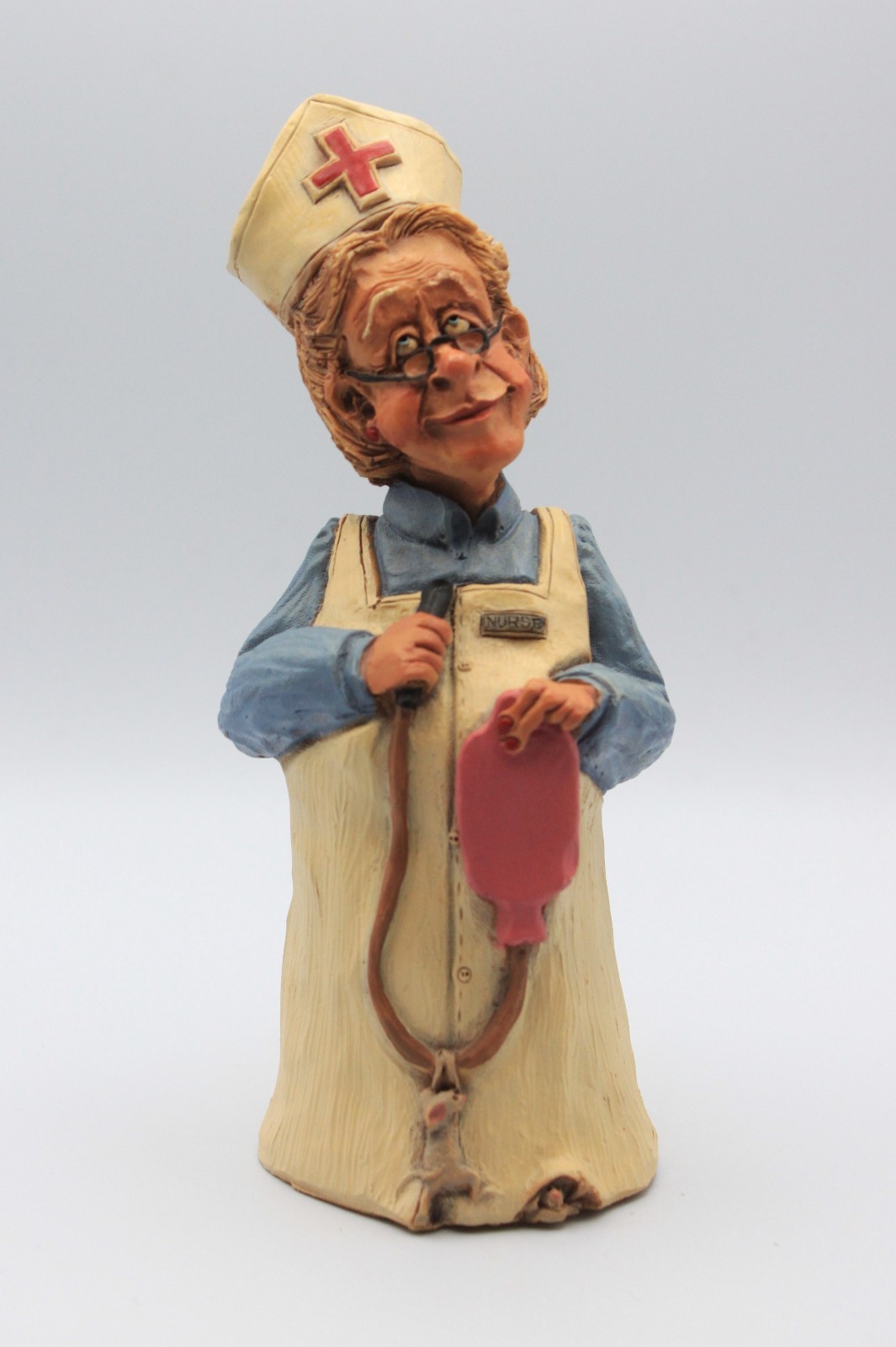 Vintage 1991 “RHEE” Douglas Shirley Red Cross Nurse Frumps Resin Humor Figurine