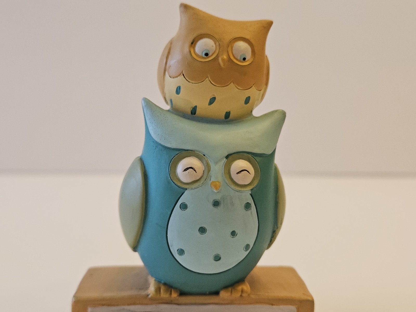 Blossom Bucket Owl Figurine Deb Strain ~ You Lift Me Up 2011