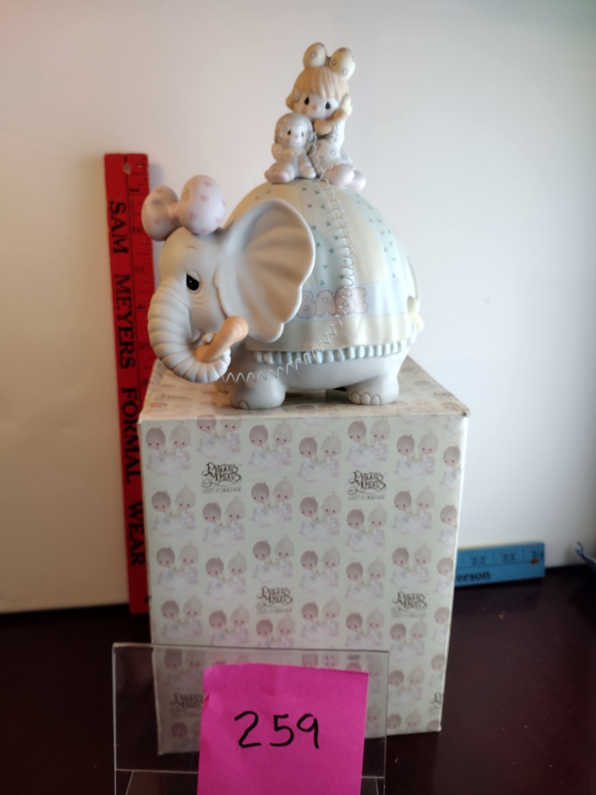 Pecious Moments 102520 Girl on Elephant Music Box