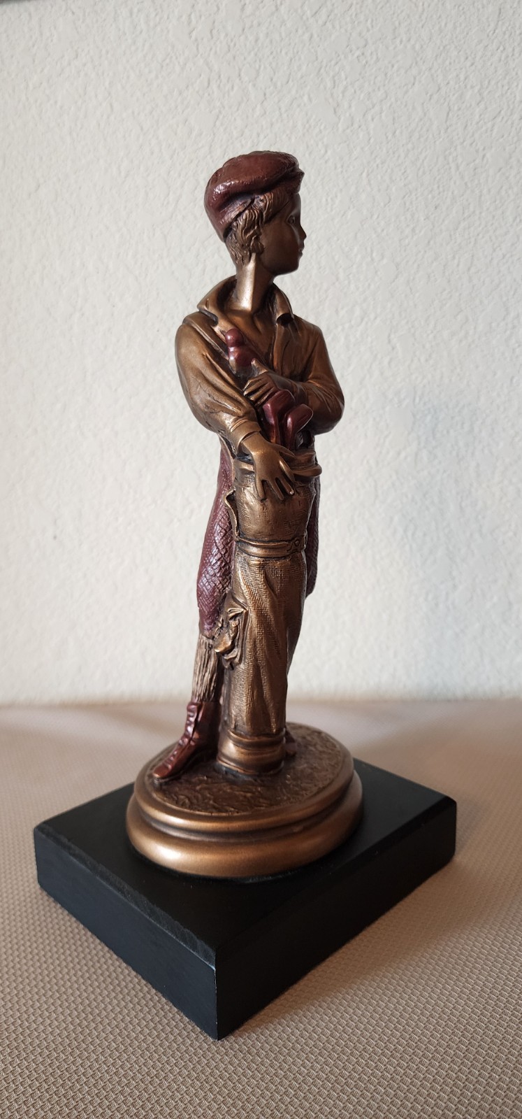 1992 Austin Sculpture Caddy Figurine By Alexander Danel Bronze Finish