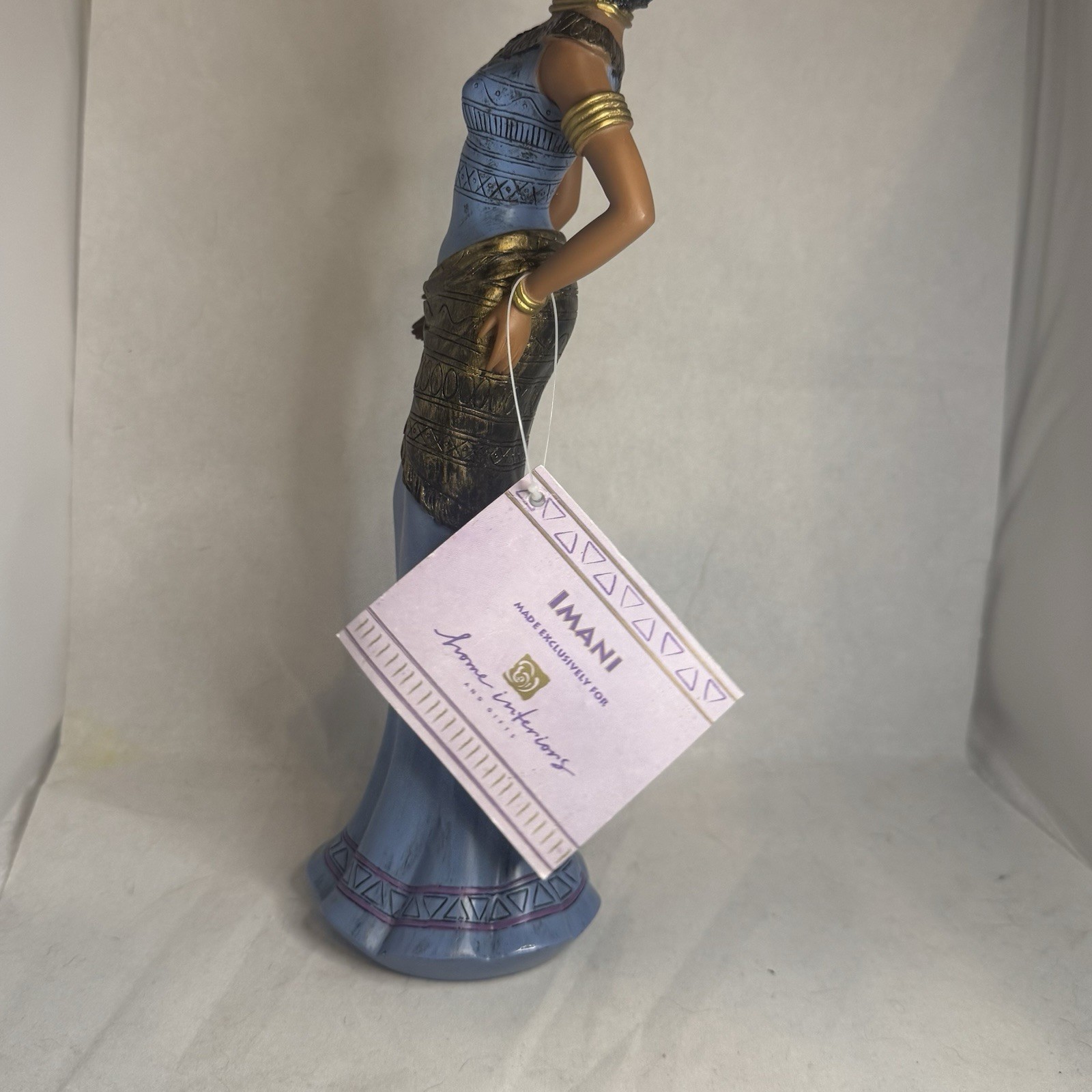 Home Interiors Imani Resin Figurine Statue 2002 11541-02 New 11 Inches Tall