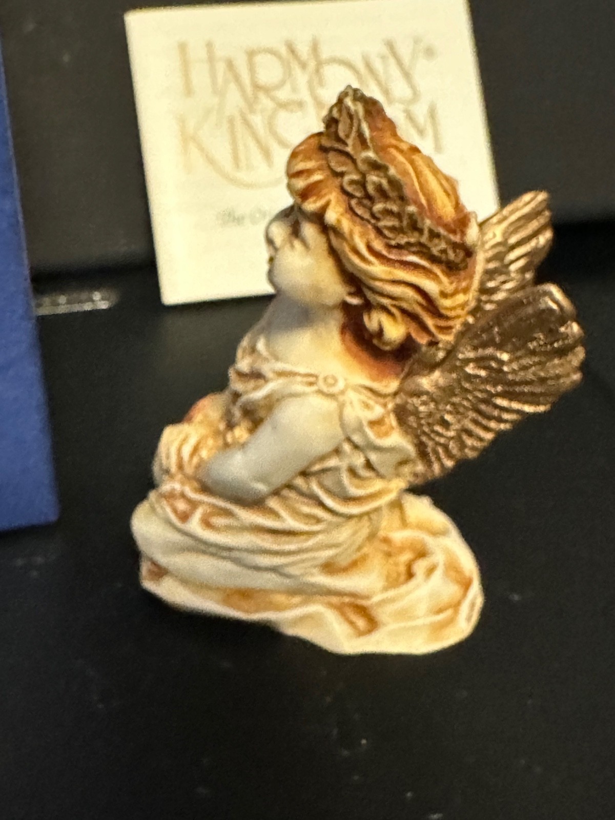 Harmony Kingdom Angelique “Fleur de Lis” 1997 Trinket Box Figurine w/ Box ANFL