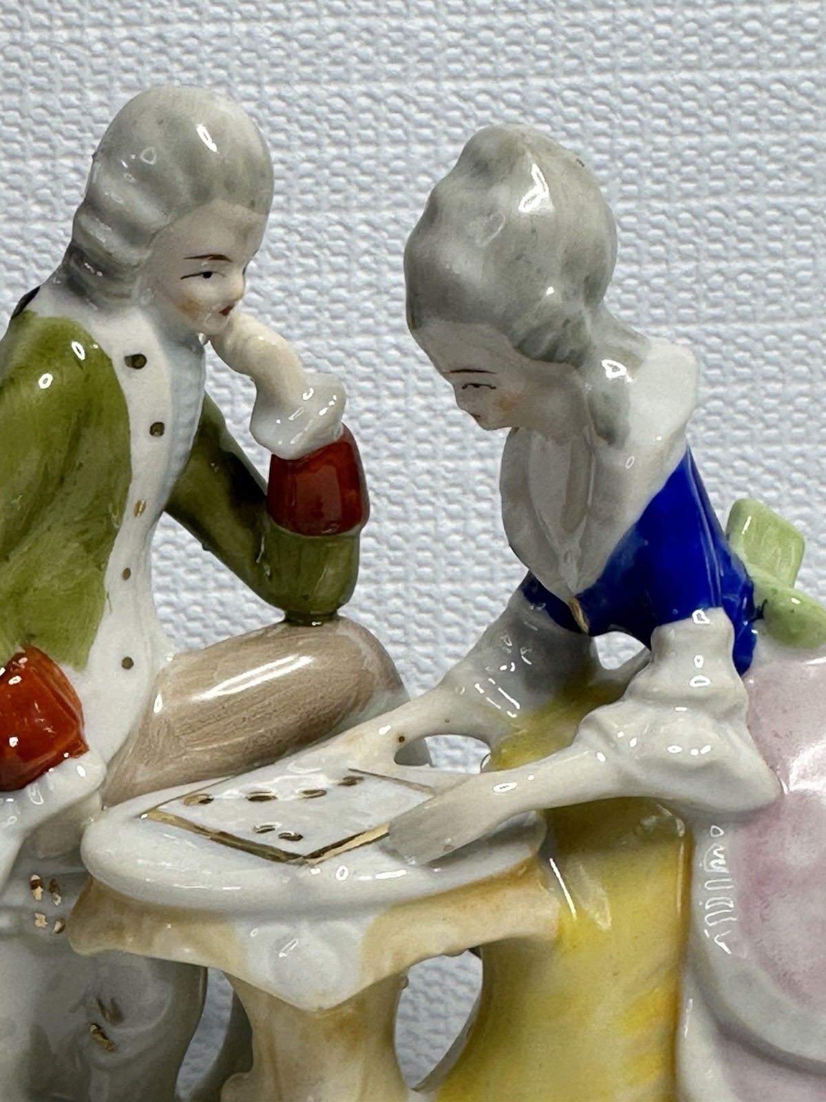 Antique Gräfenthal Porcelain Figurine Baroque Ornate Romantic Lovers Collectible