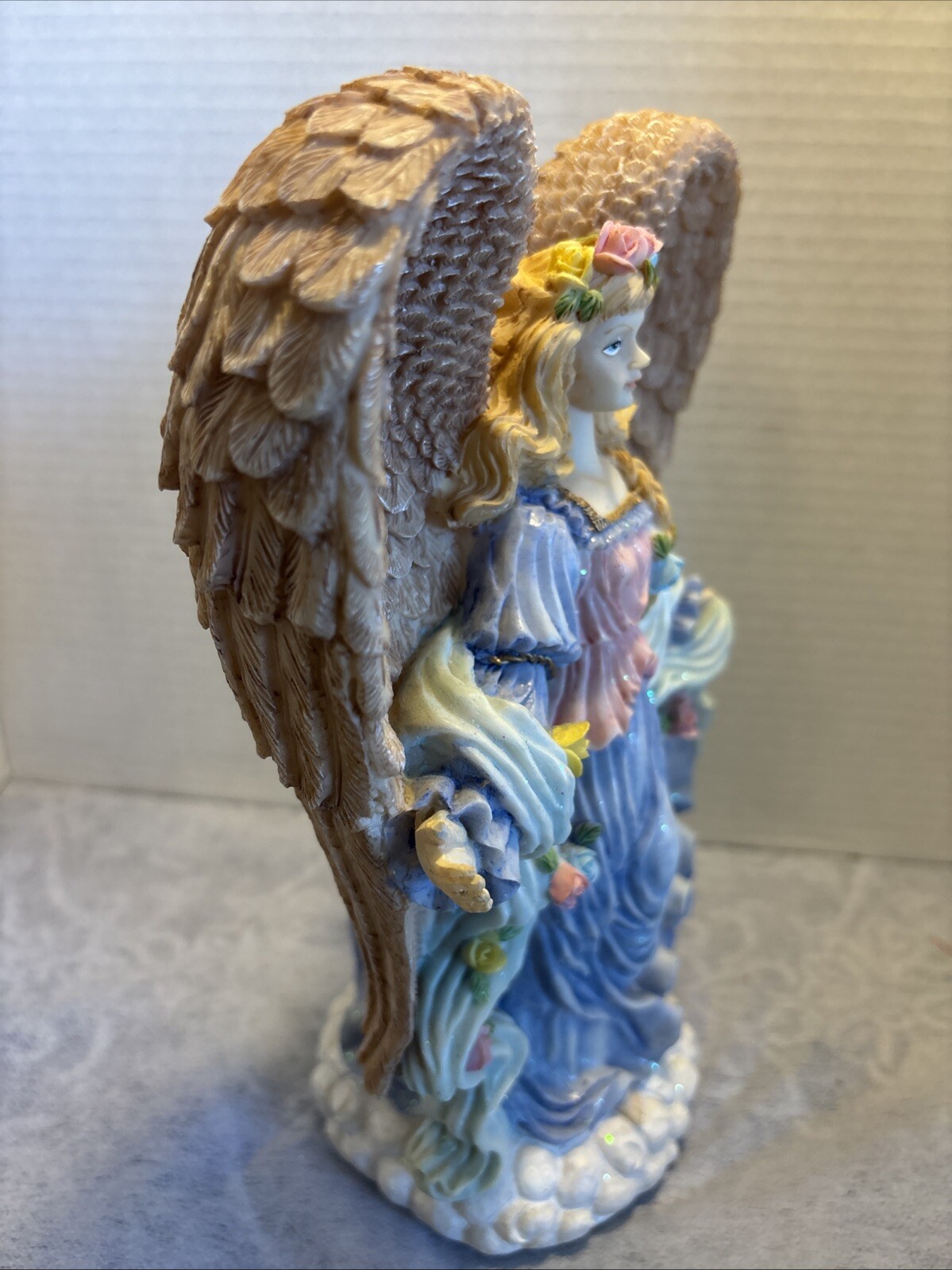 Vintage Seraphim Classics Angels 11 Inches Tall Bright Sparkling Coloring 1999
