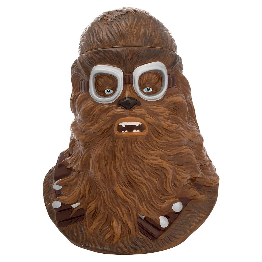 Vandor Star Wars Han Solo Chewbacca Sculpted Ceramic Cookie Jar #56012