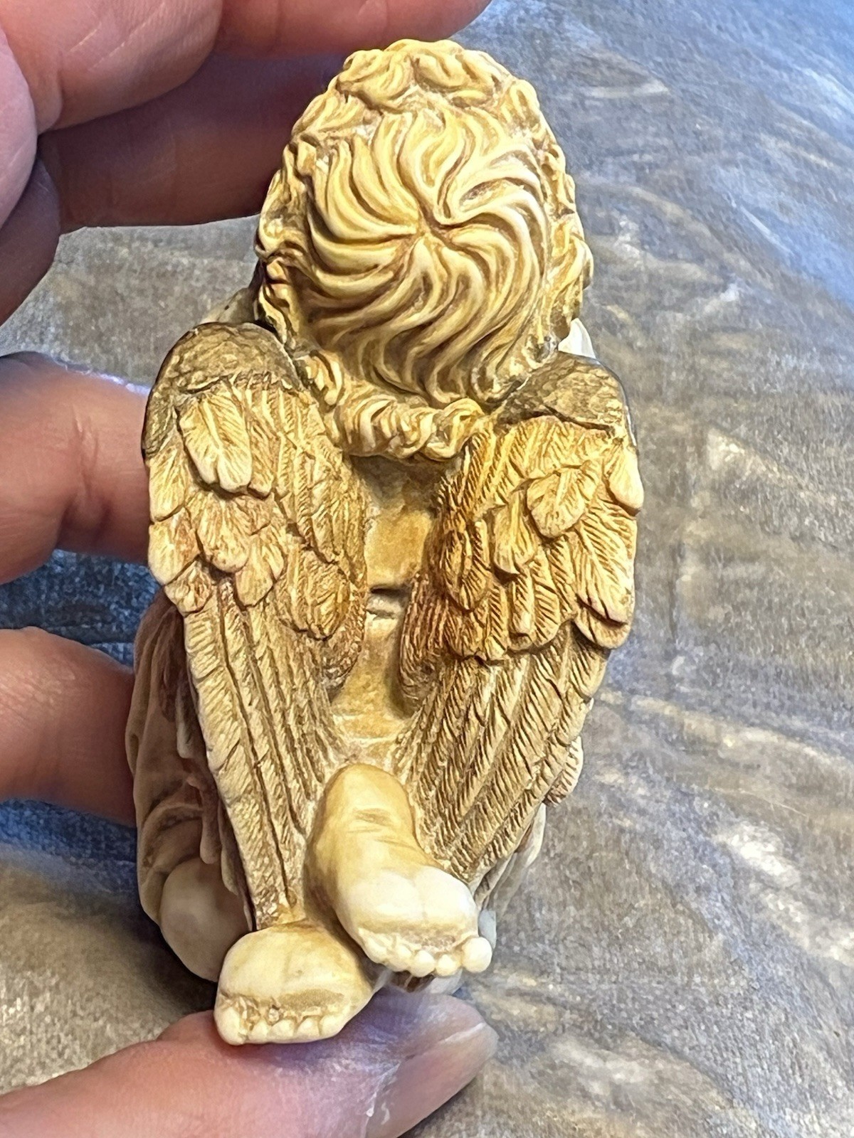 VTG Harmony Kingdom Bon Enfant Trinket Box Figurine Angelique LTD EDITION 1996