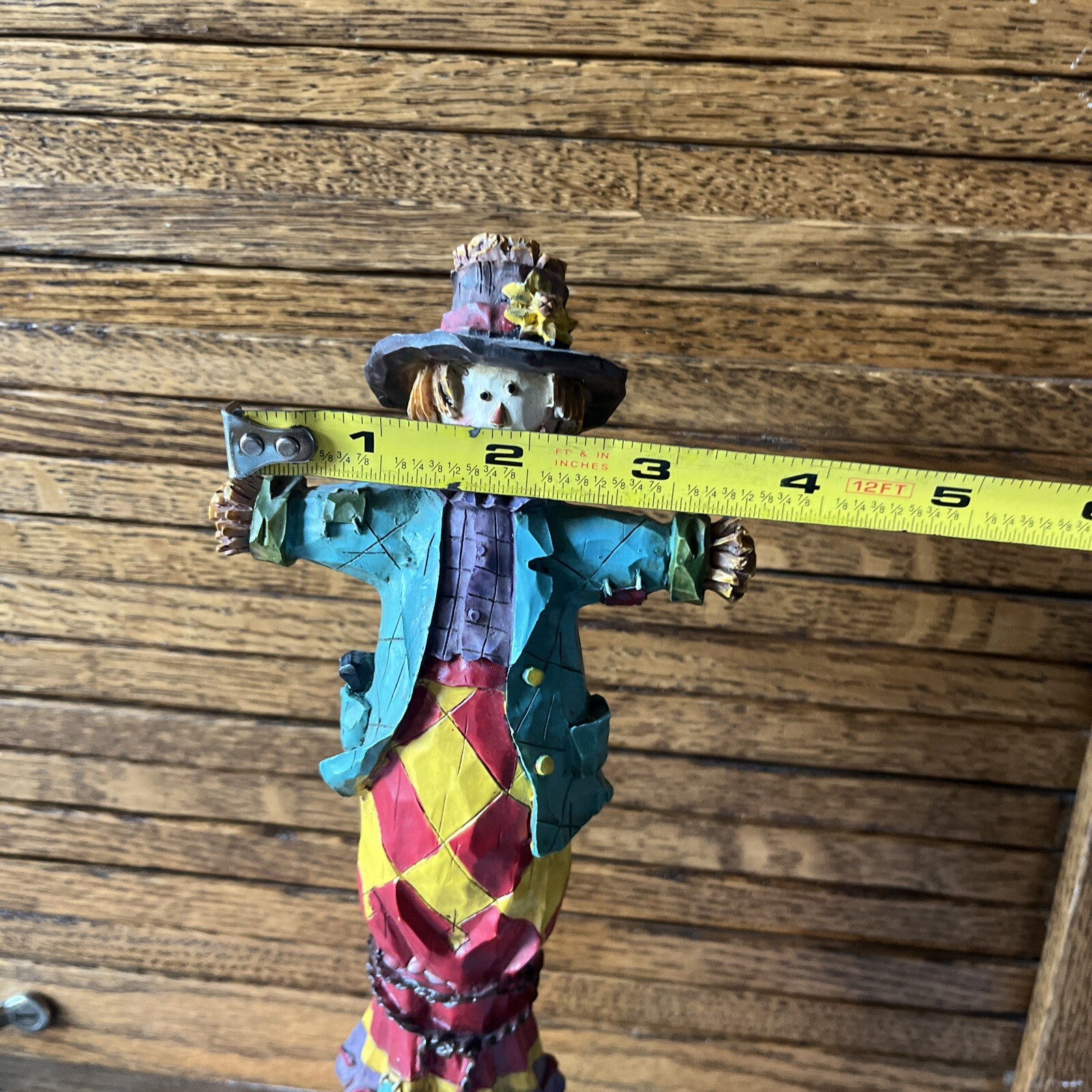 Tree shop Mini Scarecrow On Pumpkins Figurine Fall Decor