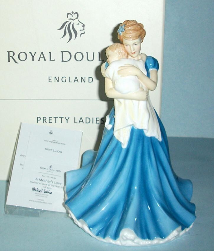 Royal Doulton Mother’s Love Pretty Ladies Figure Mom/Baby Hand Signed HN5431 New