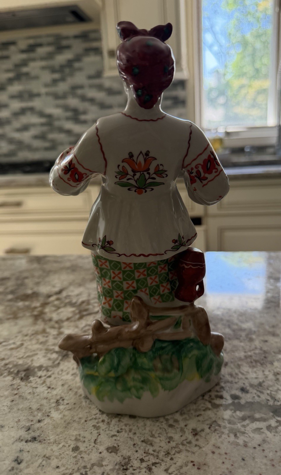 VTG 1960s UKRAINIAN USSR RUSSIAN KIEV PORCELAIN FIGURINE ODARKA SOLOHA SIGNED